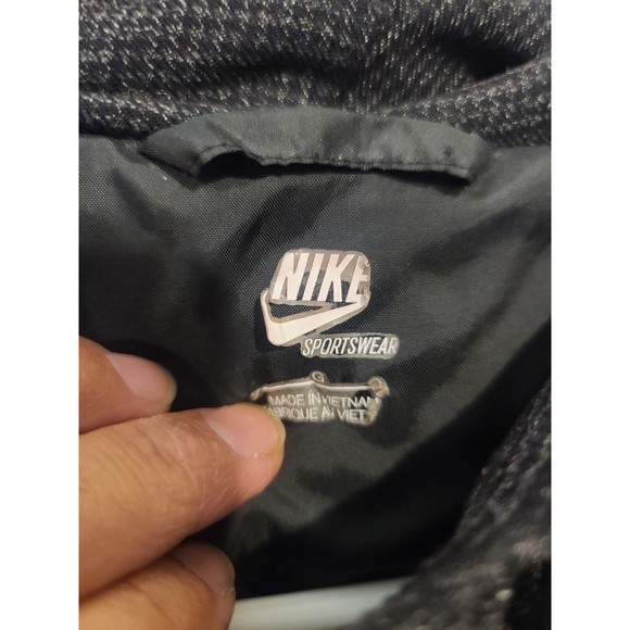 Nike Sportswear Windrunner Mens L Hooded Nylon Jacket 382228-010 Black Full Zip - Picture 8 of 16